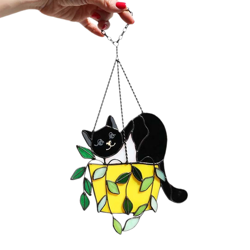 Garduru „Katze im Blumentopf