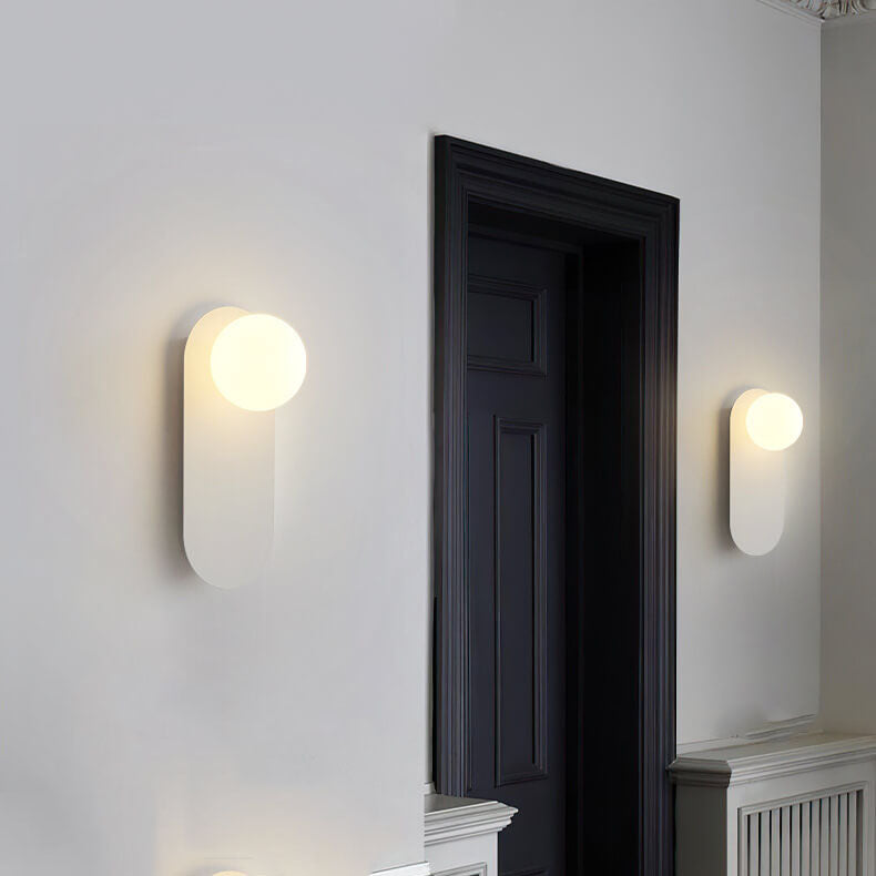 Wandleuchte Modernes Glasglobus Metall Design