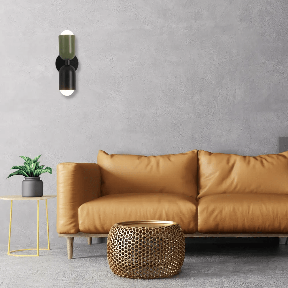 Holz Schatten Wandlampe – Zeitgenössische Beleuchtung mit rustikalem Touch