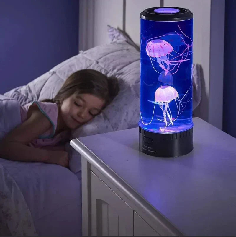LED Quallen Lava Lampe