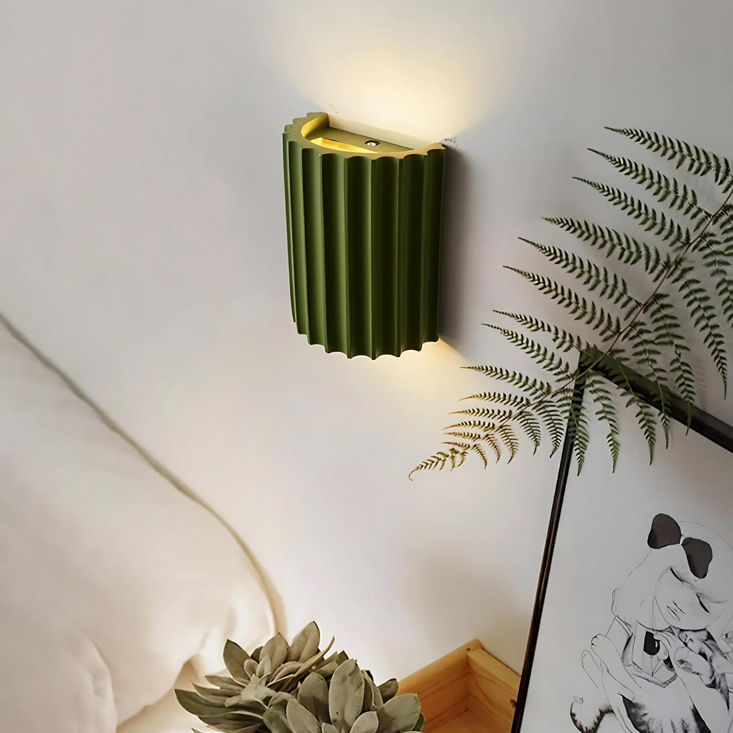 MuraleLuxe – Wandleuchte mit wellenförmigem Design für eine elegante Atmosphäre