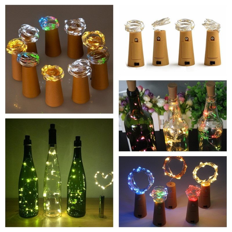 LED Lichterkette für Flaschen – Deko-Lichter mit Draht für kreative Beleuchtung und DIY-Projekte