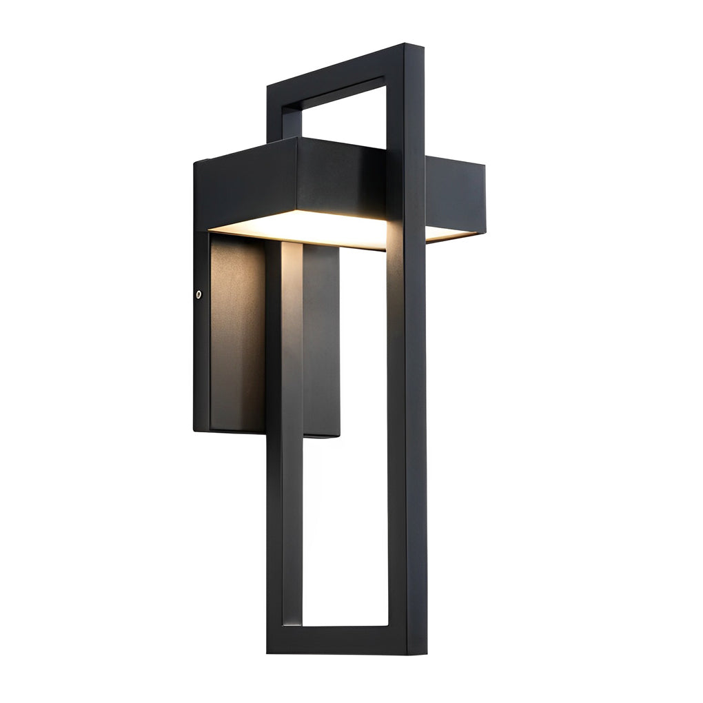 Außenwandleuchte Moderne Schwarze LED-Lampe