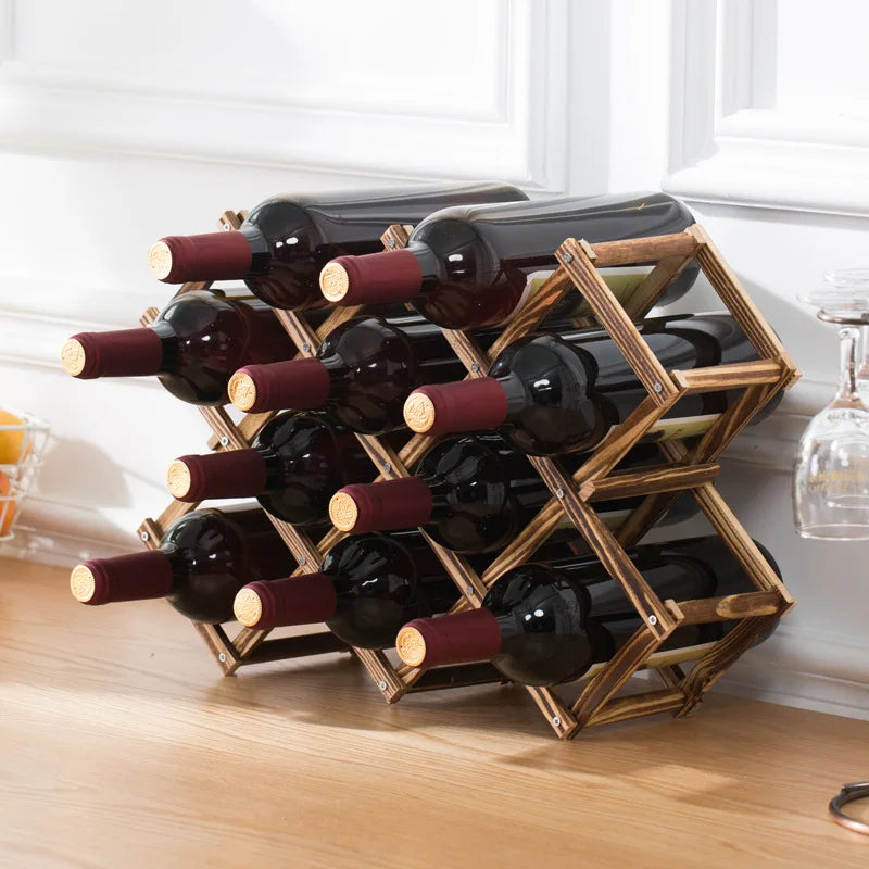 Garduru-Weinregal - faltbar und platzsparend