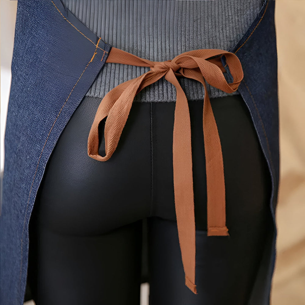 Verstellbare Denim-Schürze