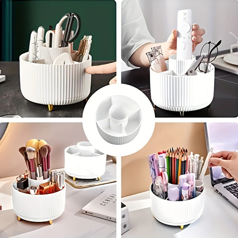Makeup Organizer | 360° drehbares Aufbewahrungsregal für das Waschbecken
