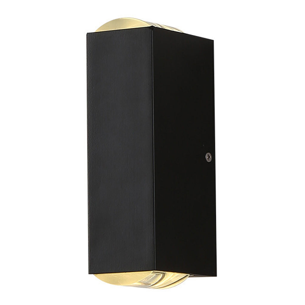 Außen schwarze Aluminium Wandlampe LED Auf Ab