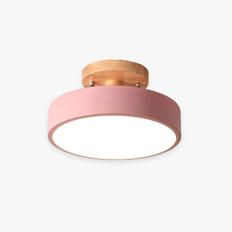 Garduru Holz LED Deckenleuchte – Dimmbar 36W natürliche Eleganz