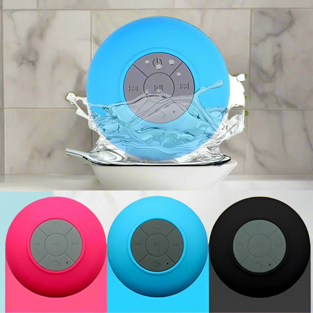 Luxora Wasserdichter Bluetooth Duschlautsprecher mit Saugnapf