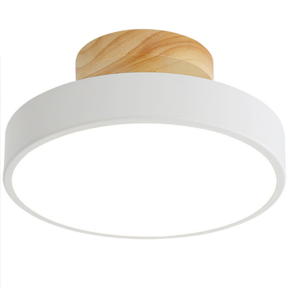 LED Deckenleuchte Holz Flush Mount Leuchte