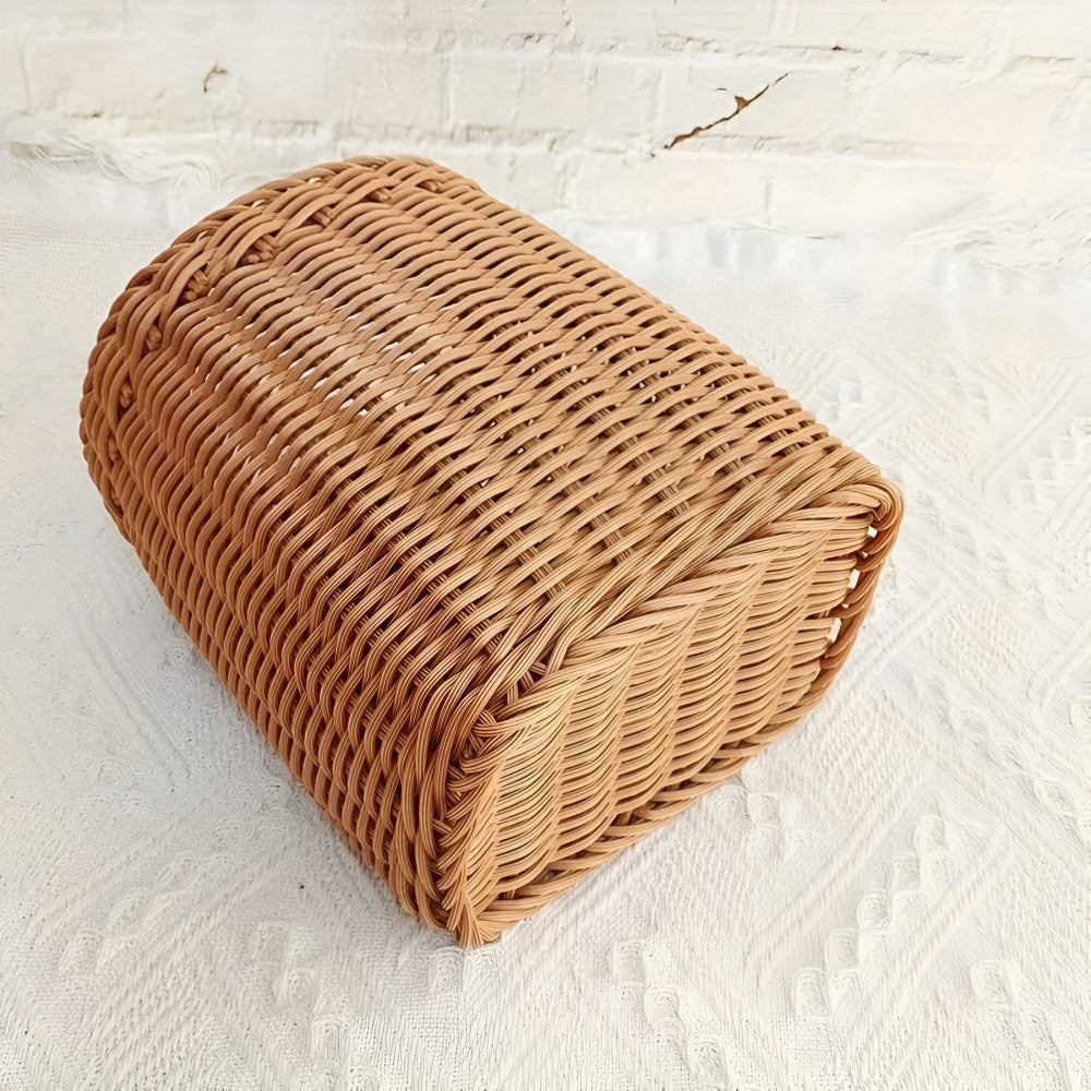 Willow Rattan Geflochtene Aufbewahrungskorb