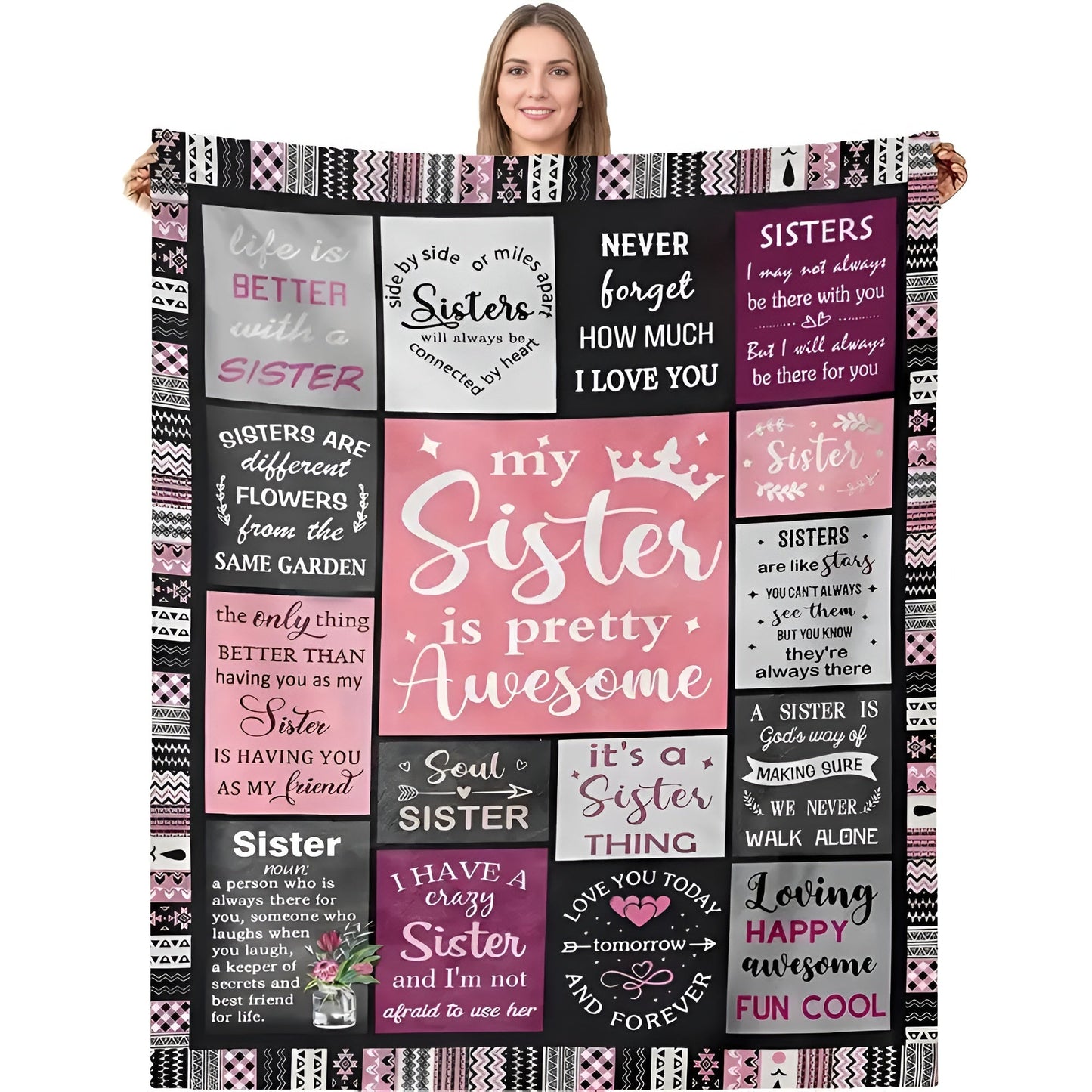 Soul Sister Warm Flanell Decke