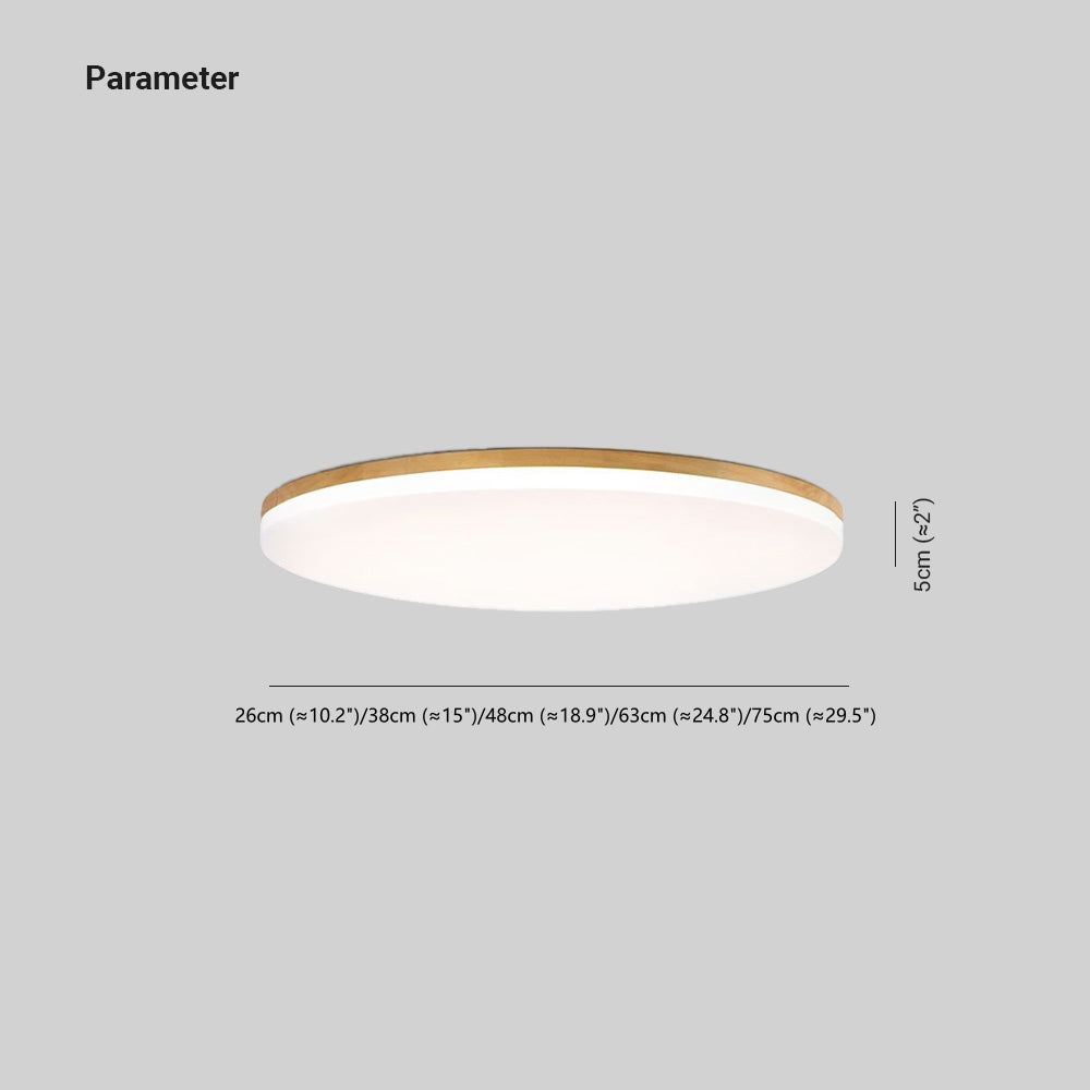 Garduru | LED Deckenleuchte Holz Metall Schlafzimmer Wohnzimmer Esszimmer