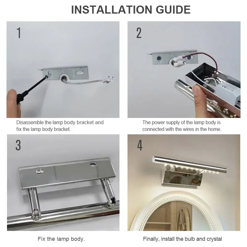 LED Wandleuchte Wandleuchte Wandlampe Badezimmer Spiegellicht Leuchte