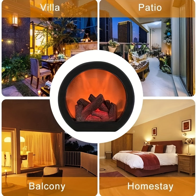 Garduru - Batteriebetriebene Retro Lampe mit realistischer Houtskoolflammensimulation