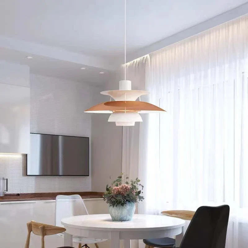 LED Hängeleuchte Morandi – Modernes Design aus farbigem Metall