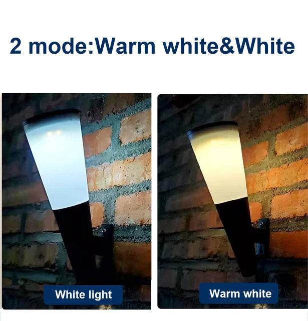 SunGlow - Solar LED Wandleuchte Außen