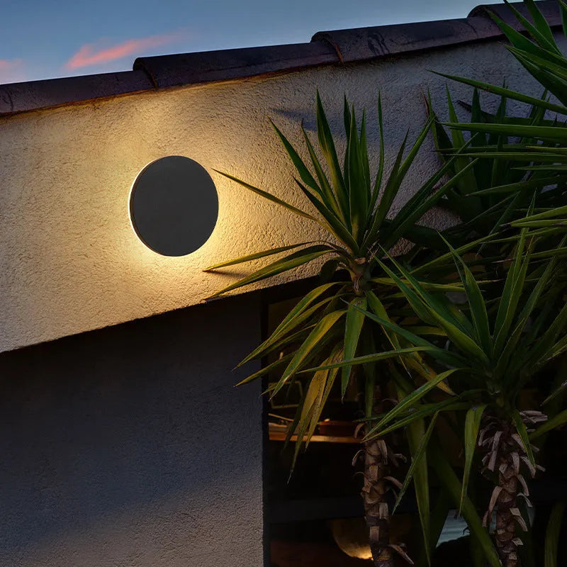 Wandleuchte Modern Schwarz Außen LED Lampe