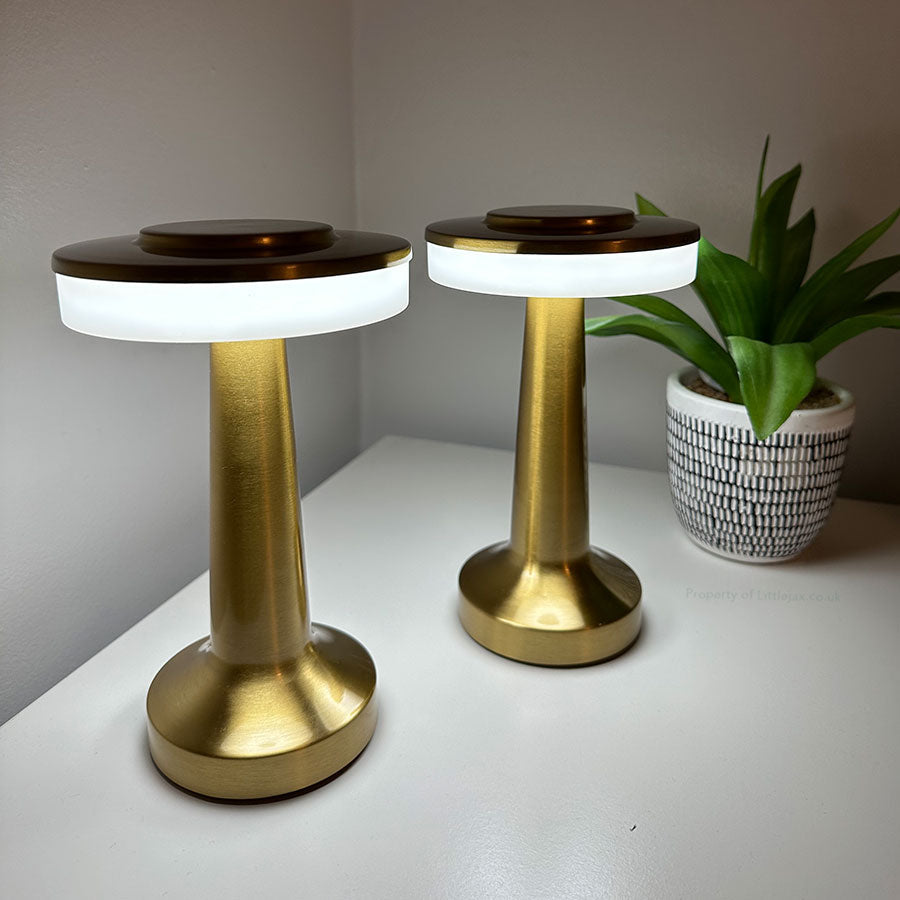 Moderne kabellose Flachkopf-Pilzlampe