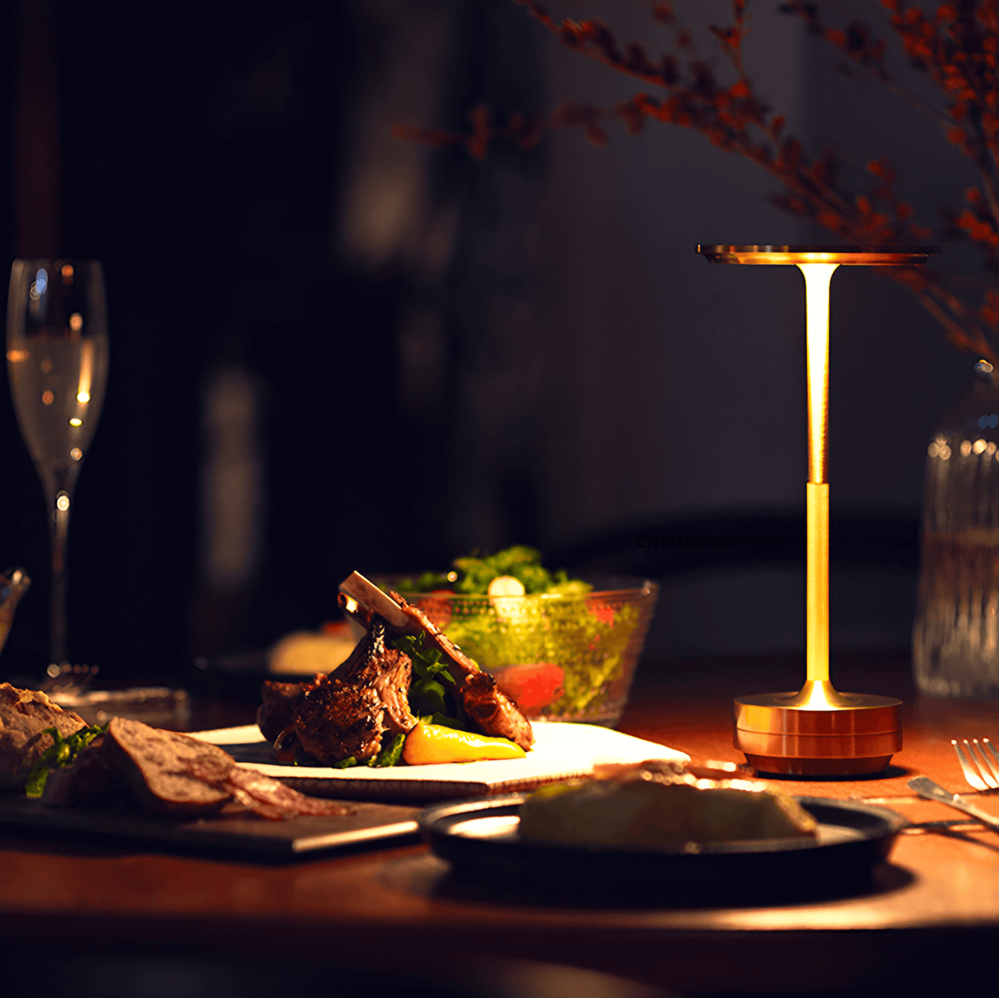 Lampe AmbiGlow - Kabelloses, Wiederaufladbares Licht, Elegante und Moderne Atmosphäre für Innen und Außen