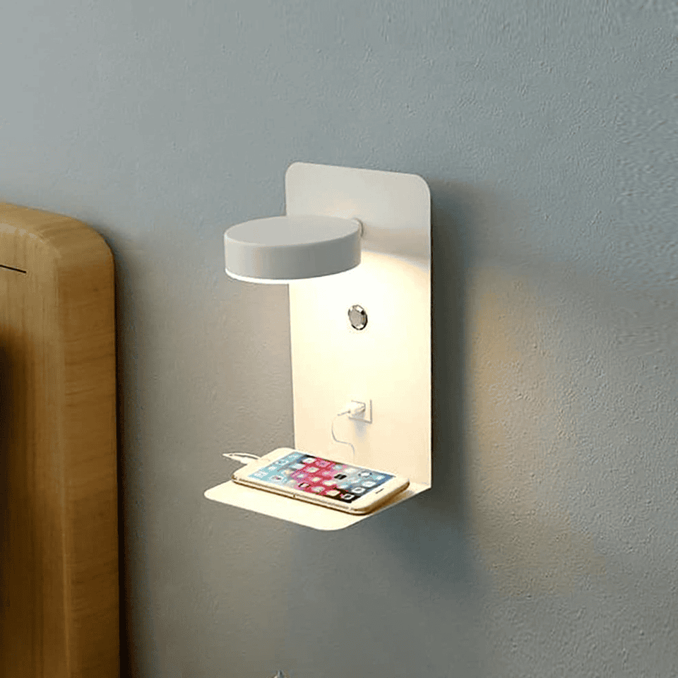 Elegante Nachttischlampe Schlafzimmer | GlowLuxury