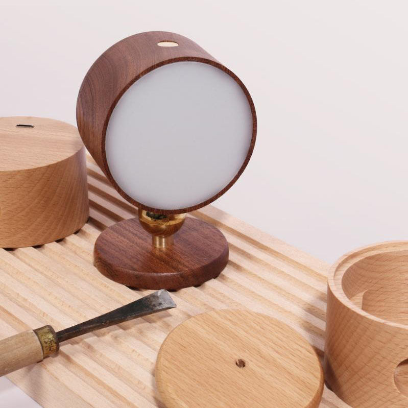 Minimalistische Holz USB wiederaufladbare Touch magnetische LED Nacht Wandleuchte Lampe Licht