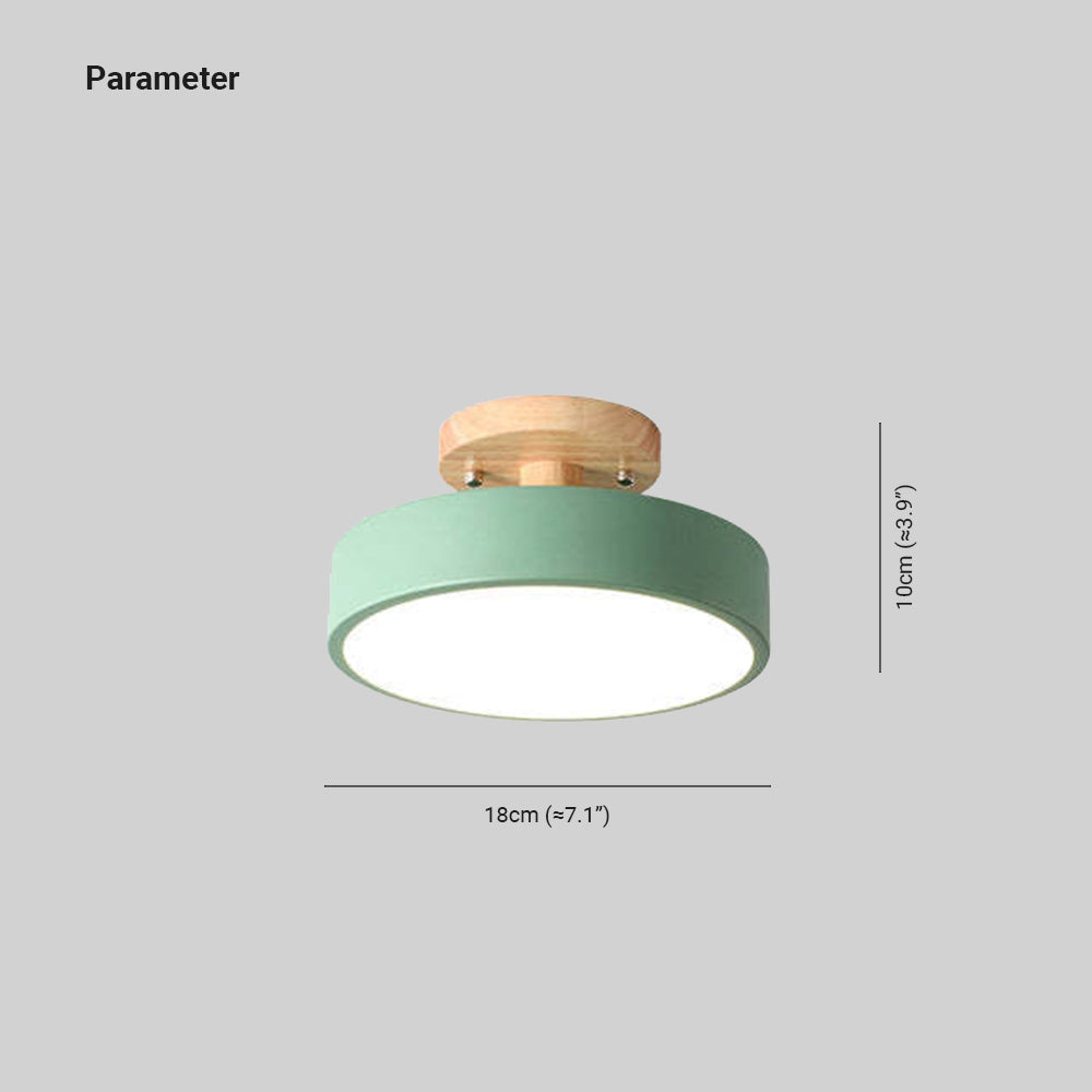 Garduru Holz LED Deckenleuchte – Dimmbar 36W natürliche Eleganz