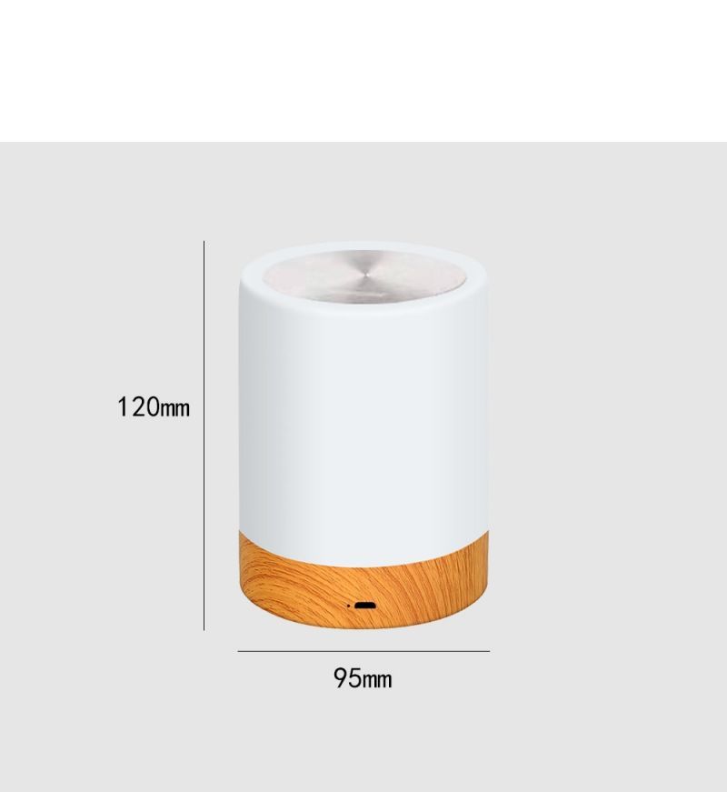 GlowEase – Dimmbarer LED Nachttischlampe mit Touch-Steuerung und farbenfroher Atmosphäre