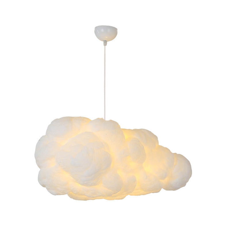 Pendelleuchte Wolken-design Stoff Deckenlampe