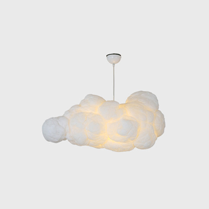 Pendelleuchte Wolken-design Stoff Deckenlampe