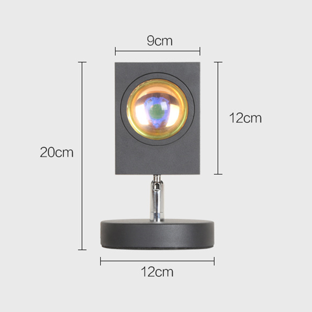 Garduru – Moderne Retro Sonnenuntergang Tischlampe mit sanfter Ambiente-Beleuchtung