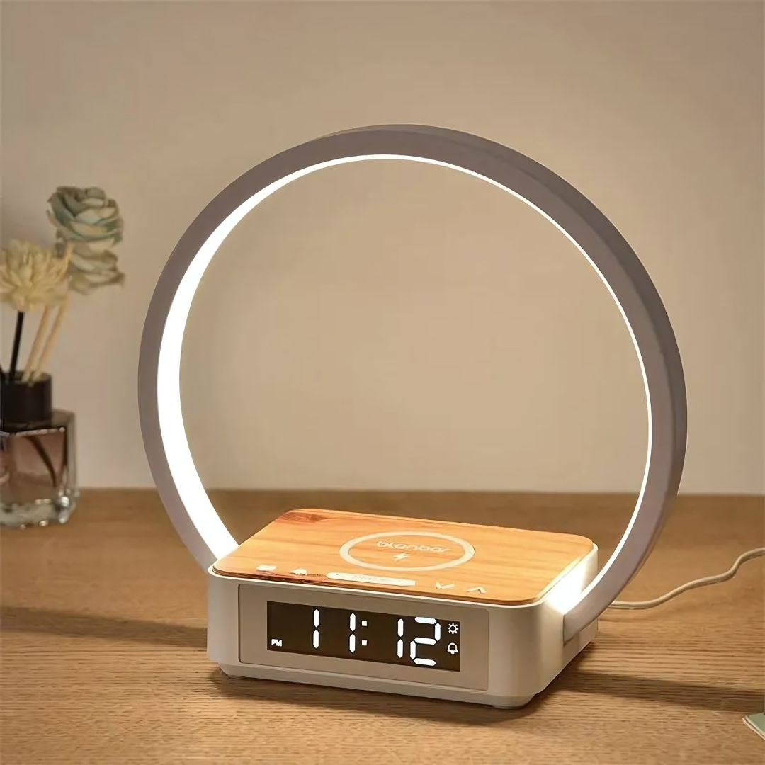 Garduru Morgenröte | Kabelloser LED-Nachtwecker mit sanftem Aufwachlicht