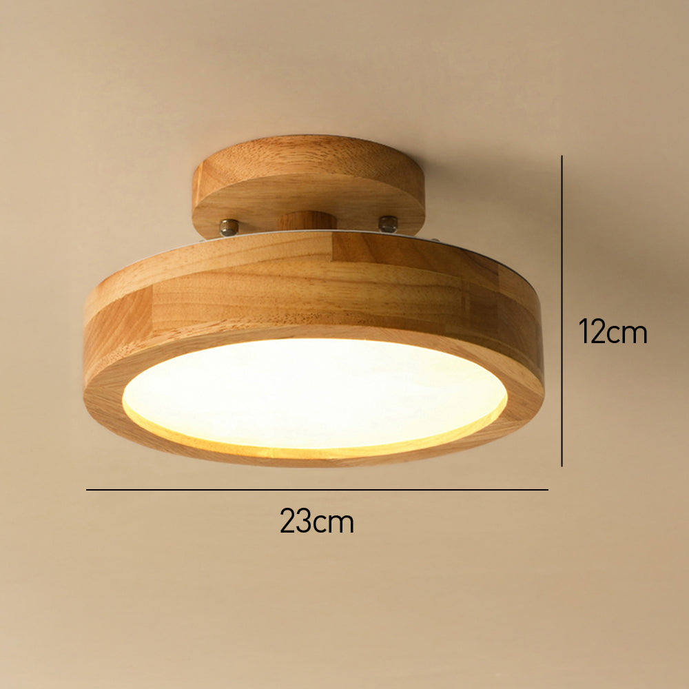 Deckenleuchte Holz LED Flush Mount Leuchte
