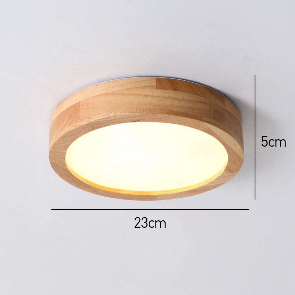Deckenleuchte Holz LED Flush Mount Leuchte