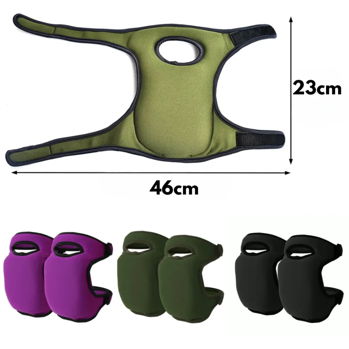 Bequeme ergonomische Knieschützer für die Gartenarbeit mit zusätzlicher Polsterung