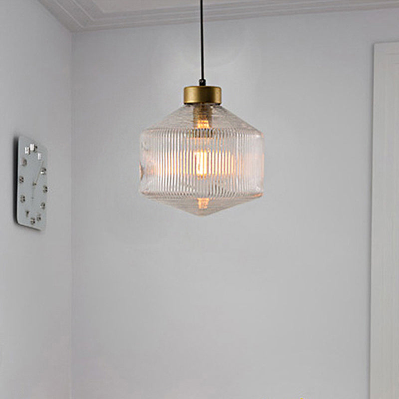 Garduru Trommel Pendelleuchte – Elegante Glas-Hängelampe