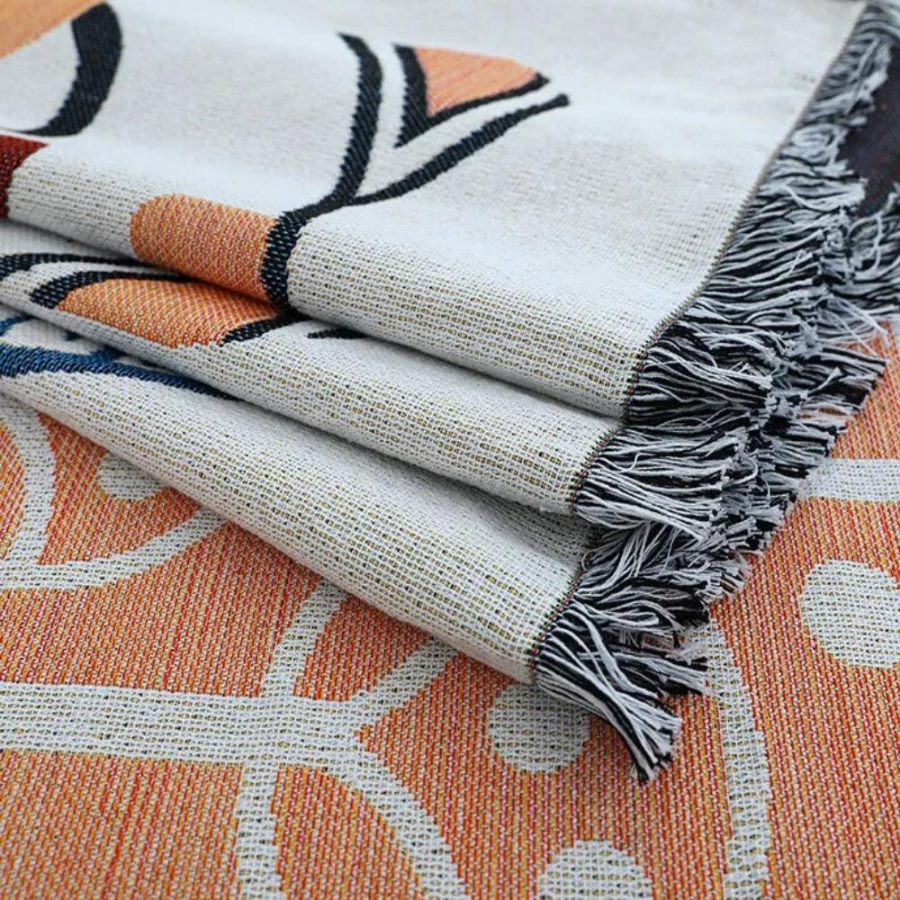 Tassel Tide Wendbare Sofaauflage
