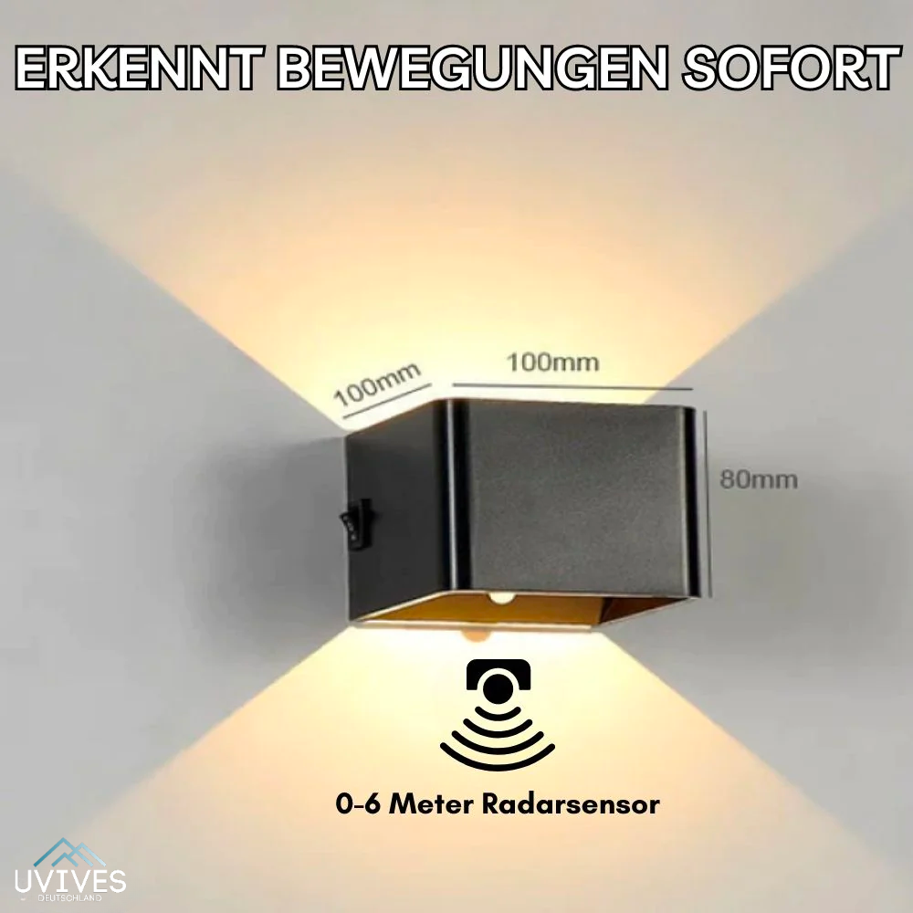 Garduru - Die kabellose und luxuriöse Wandlampe!