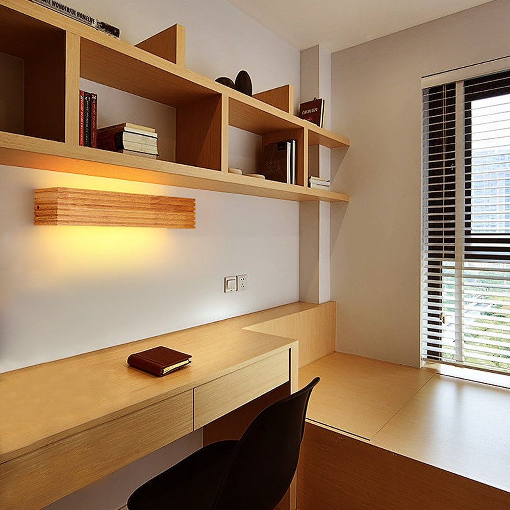 Wandleuchte Modern Holz LED Leuchte