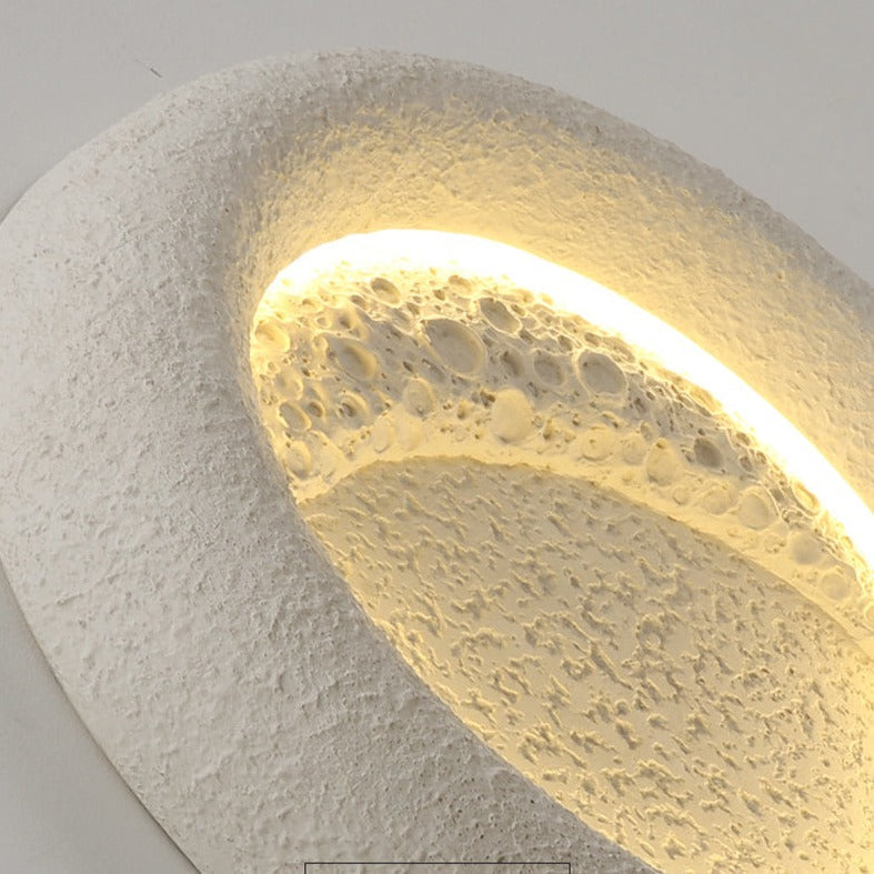 Moderne Luxus Zirkular Wandlampe aus Harz - Elegante Beleuchtung für Hotel und Salon