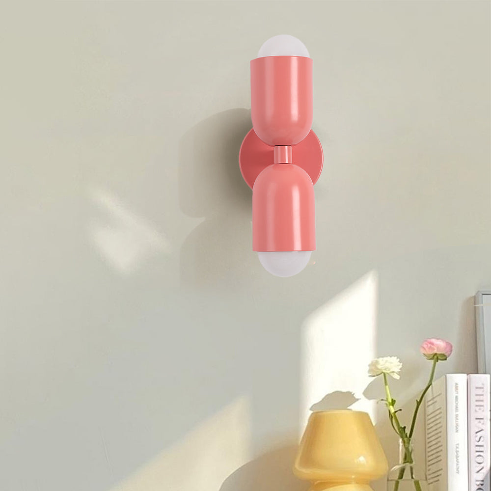 Morandi Moderne LED-Wandleuchte 2-flammig Schwarz Innen/Flur Metall