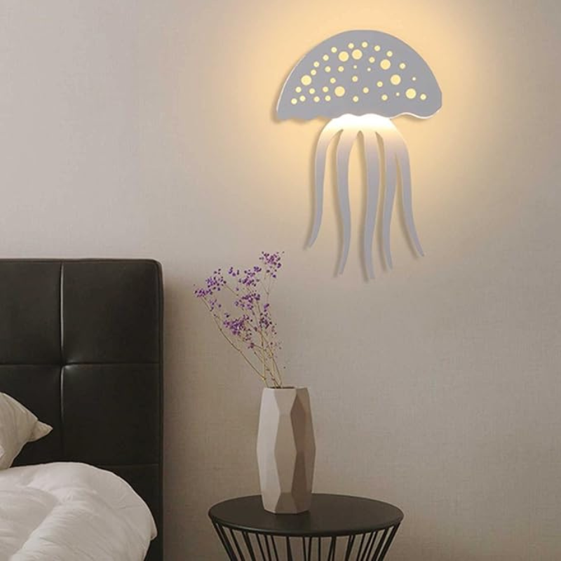 LED-Qualle-Wandlicht für Heimdekoration - Einzigartiges vom Ozean inspiriertes Design