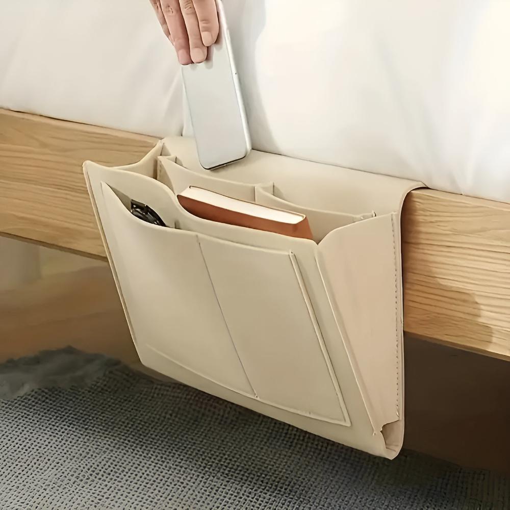 Multifunktionaler Filz Nachttisch Organizer – Platzsparende Aufbewahrungslösung für Schlafzimmer und Büro