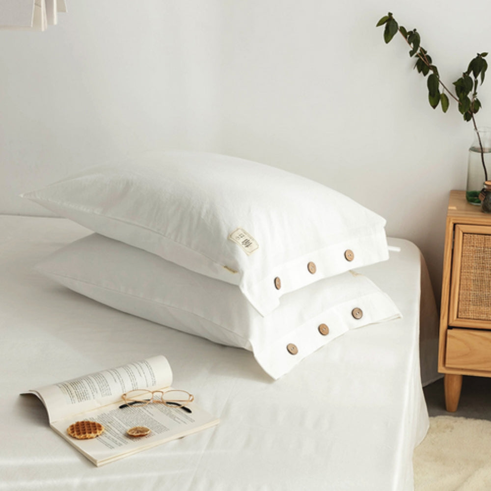 PureSoft – Luxus Baumwolle Kissenbezüge (Set von 2) für ultimativen Schlafkomfort