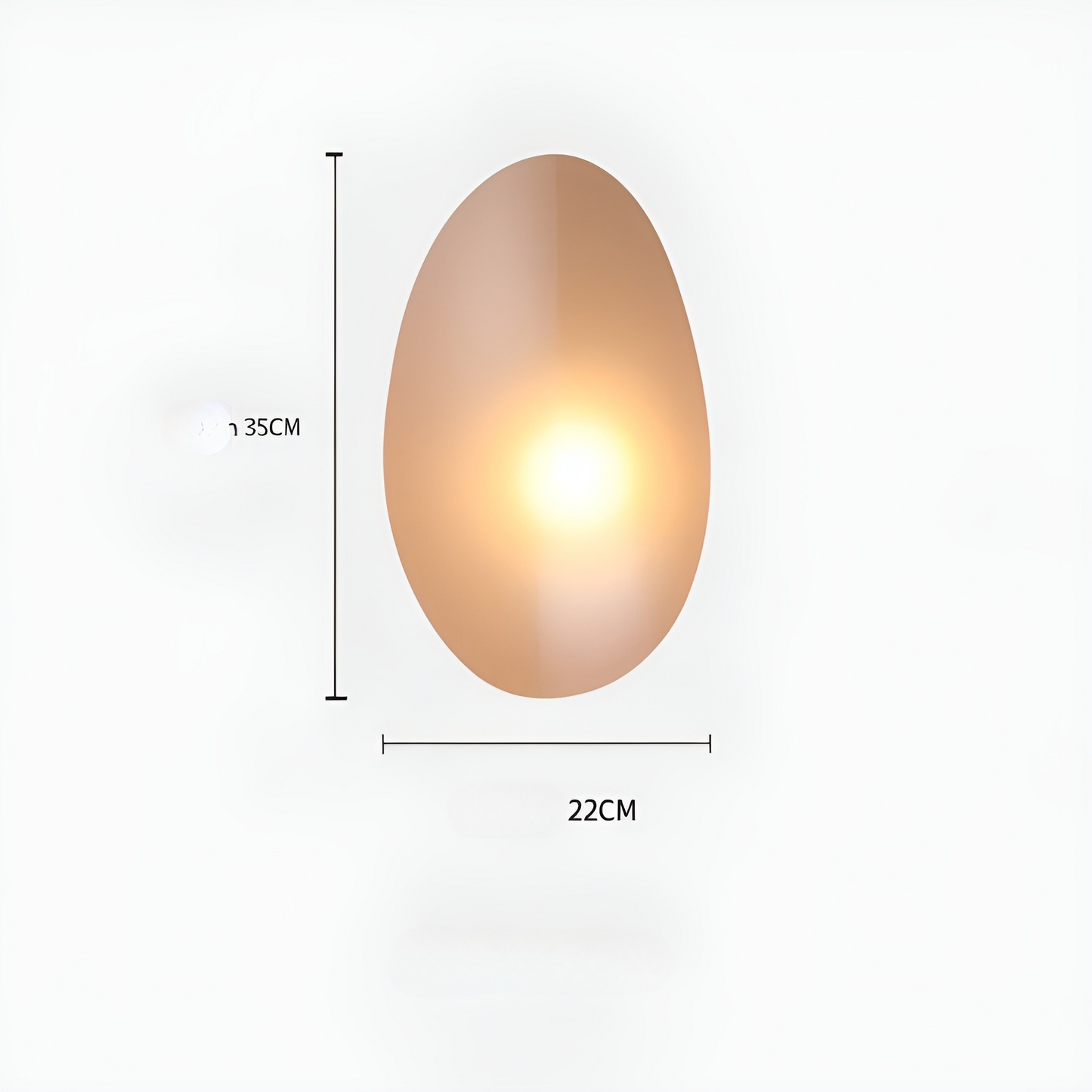 Garduru Light – Nordische Kieselstein-Style LED-Wandleuchte
