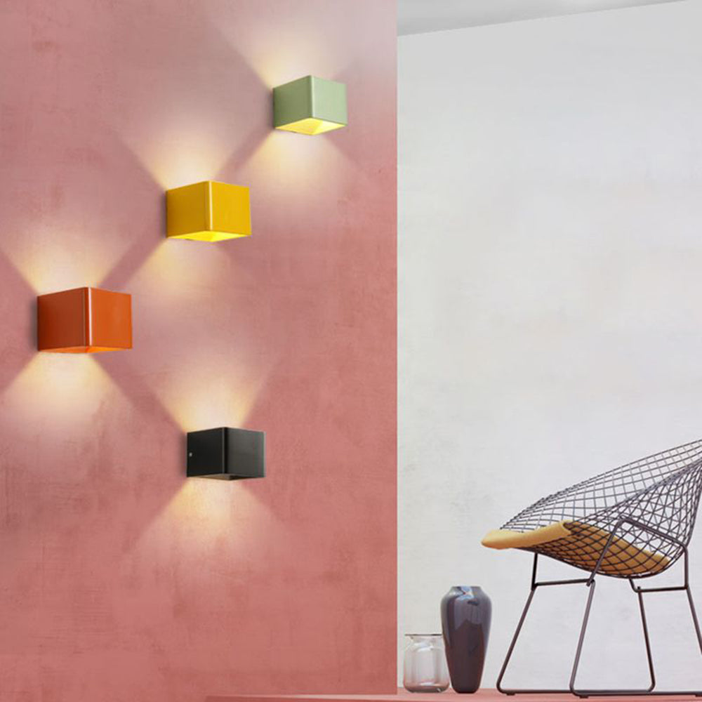 LED-Wandleuchte für den Außenbereich – Lumina – wasserdicht – moderner Doppelkopf 8 cm x 10 cm