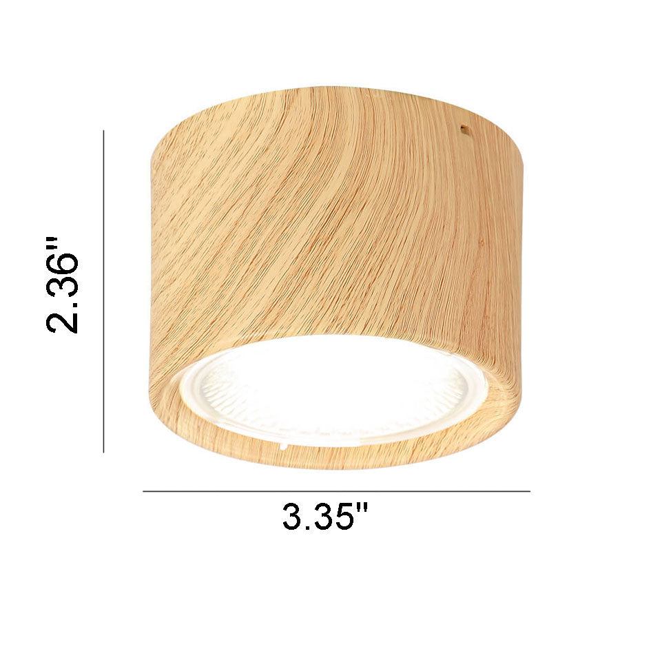 Garduru - Nordischer Zylinderschwenkspot LED Deckenlampe für flache Montage
