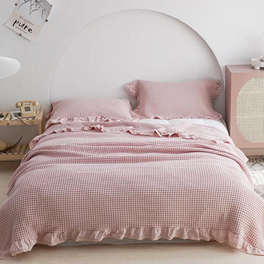 Olivia Waffle Decke