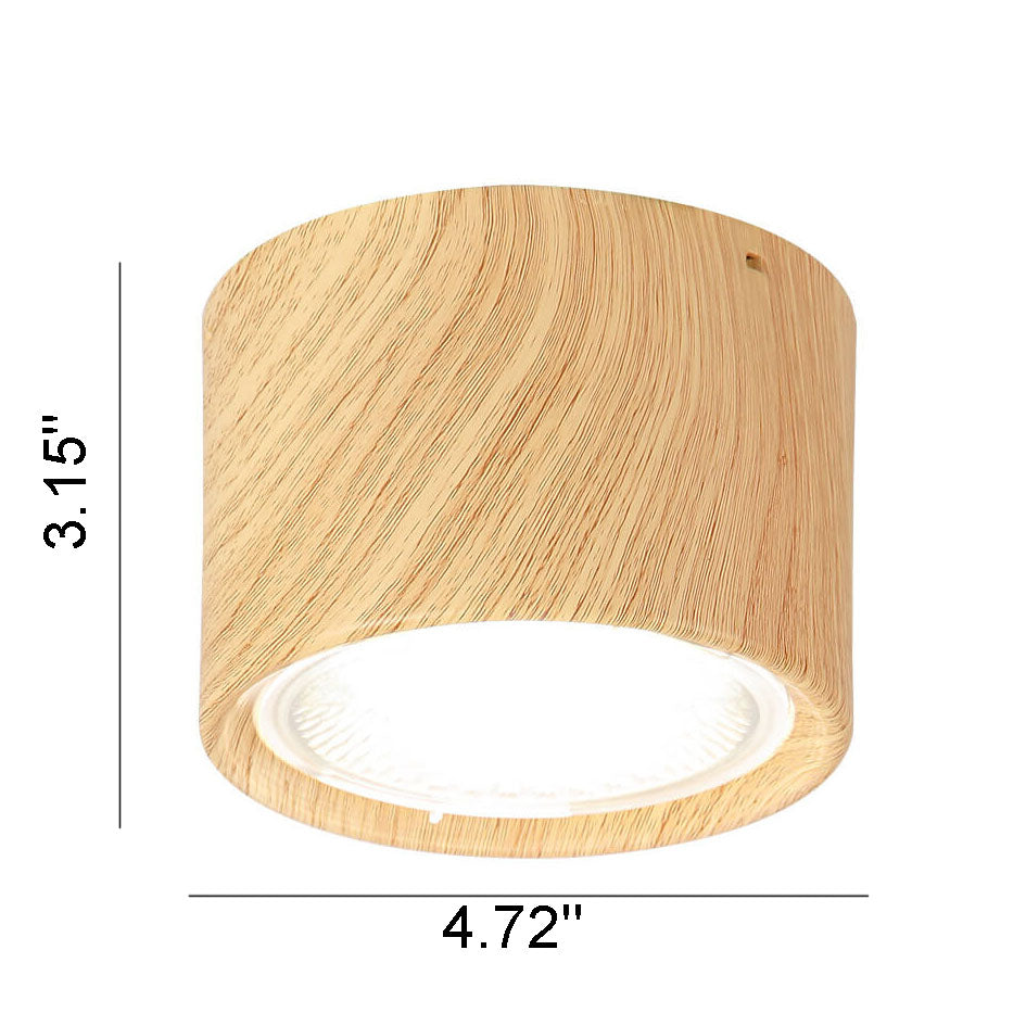 Garduru - Nordischer Zylinderschwenkspot LED Deckenlampe für flache Montage