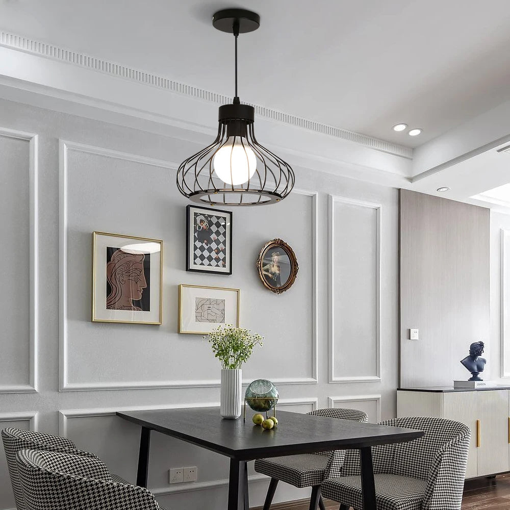 Moderne Metalldekoration - Vintage- und Industrielle Designlampe